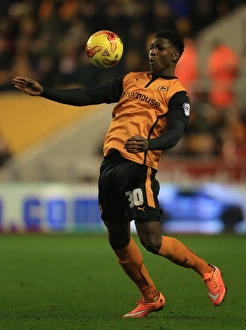 Sky Bet Championship - Wolves V Brentford - Molineux Prints: Wolverhampton Wanderers Kortney Hause in Action Against Brentford (Sky Bet Championship)