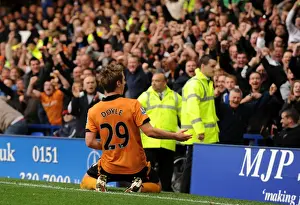 Wolverhampton Wanderers Take the Lead: Kevin Doyle Scores Against Everton in Barclays Premier League