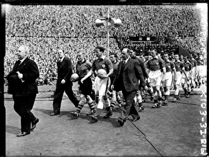 History Prints: Wolverhampton Wanderers and Leicester City: The FA Cup Final Showdown at Wembley