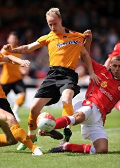 Crewe v Wolves Collection: Wolverhampton Wanderers Leigh Griffiths in Pre-Season Action Against Crewe Alexandra