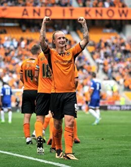 Images Dated 10th August 2013: Wolverhampton Wanderers: Leigh Griffiths Brace Powers 4-0 Crush of Gillingham (Sky Bet League One)
