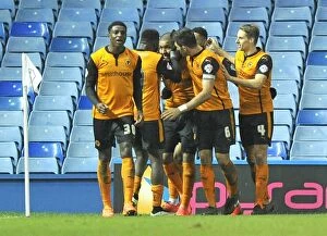 Images Dated 13th December 2014: Wolverhampton Wanderers: Leon Clarke Scores the Championship-Winning Goal vs