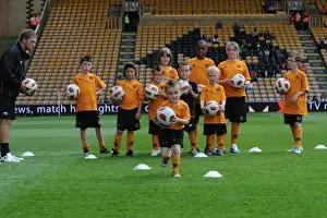 Wolverhampton Wanderers Matchday Mascots: Pre-Game Training - Wolves vs. Real Zaragoza