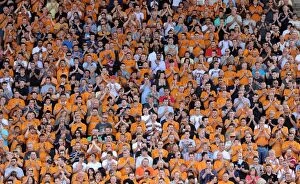 Images Dated 21st August 2011: Wolverhampton Wanderers: A Minute of Silence for Frank Munro