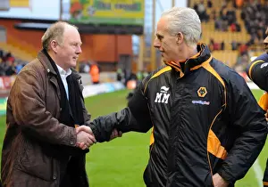 Past Player Prints: Wolverhampton Wanderers: Morgan and McCarthy Celebrate Premier League Victory Over Birmingham City