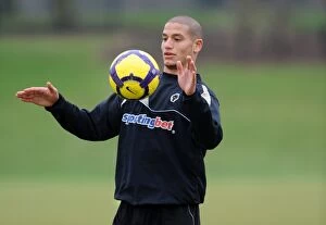 Adlene Guedioura Collection: Wolverhampton Wanderers: New Addition - Adlene Guedioura Joins Squad for Training
