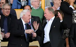 Spurs Prints: Wolverhampton Wanderers: A New Era - Morgan and Hayward Reunite on the Wolves Sideline during Wolves vs
