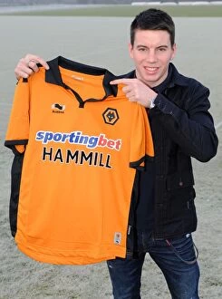 Images Dated 20th January 2011: Wolverhampton Wanderers: New Midfielder Adam Hammill Joins the Squad