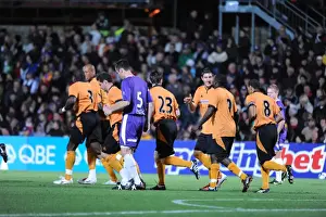 Season 2009-10 Prints: Wolverhampton Wanderers in Pre-Season Action: Wolves vs. Perth Glory (10-7-09)