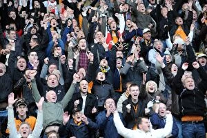 Wolves v Man City Collection: Wolverhampton Wanderers: Premier League Victory over Manchester City - The Euphoric Moment