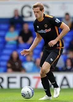 Ipswich v Wolves Collection: Wolverhampton Wanderers Richard Stearman in Action against Ipswich Town: Pre-Season Friendly