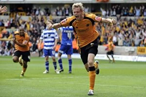 Wolves vs Doncaster Rovers 3-5-09 Collection: Wolverhampton Wanderers Richard Stearman Scores First Goal Against Doncaster Rovers in