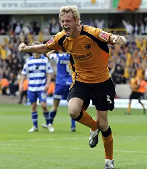 2009 Prints: Wolverhampton Wanderers: Richard Stearman's First Goal Against Doncaster Rovers in Championship Match (2009)