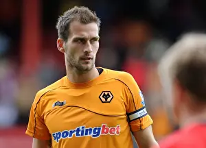 Soccer Prints: Wolverhampton Wanderers Roger Johnson in Action against Crewe Alexandra (Pre-Season Friendly)
