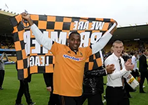 Ronald Zubar Prints: Wolverhampton Wanderers: Ronald Zubar's Triumph - Celebrating Victory Over Sunderland