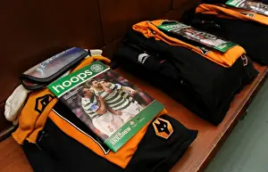 Celtic Prints: Wolverhampton Wanderers: Behind the Scenes at Celtic Park - Pre-Match Preparation in the Away Dressing Room