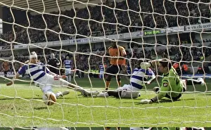Wolverhampton Wanderers Sylvan Ebanks Blake Scores First Goal Against QPR in Championship Match at Molineux (April 18, 2009)