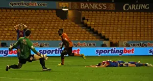 Season 2012-13 Prints: Wolverhampton Wanderers: Sylvan Ebanks-Blake Scores Opening Goal vs