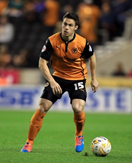 Sky Bet Championship - Wolves V Huddersfield Town - Molineux Prints: Wolverhampton Wanderers: Tommy Rowe in Action at Molineux - Wolves vs Huddersfield Championship Clash