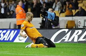 Images Dated 21st September 2011: Wolverhampton Wanderers Unforgettable Carling Cup Victory: Adlene Guedioura's Five-Goal Blitz