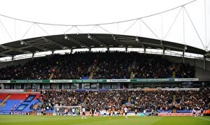 Bolton v Wolves Collection: Wolverhampton Wanderers: Unyielding Fan Passion - Bolton Wanderers vs. Premier League Showdown