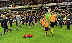 Wolves v Arsenal Collection: Wolverhampton Wanderers vs. Arsenal: A Mascot Showdown - Premier League Battle