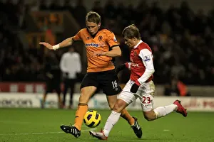 Player Prints: Wolverhampton Wanderers vs Arsenal: Berra vs Arshavin - Barclays Premier League Soccer Showdown