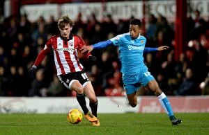 Images Dated 23rd February 2016: Wolverhampton Wanderers vs. Brentford: A Championship Showdown at Griffin Park