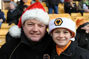 Wolves V Burnley Prints: Wolverhampton Wanderers vs Burnley: Barclays Premier League Mascots Showdown