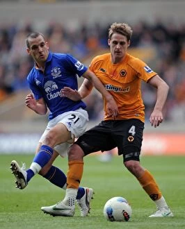 Images Dated 6th May 2012: Wolverhampton Wanderers vs. Everton: A Premier League Battle - Edwards vs. Osman