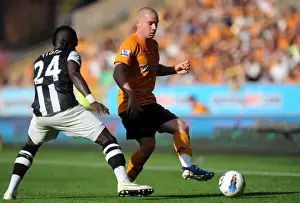 Framed Print : Wolverhampton Wanderers vs Newcastle United: A Premier League Battle - O'Hara vs Tiote Framed Print : Wolverhampton Wanderers vs Newcastle United: A Premier League Battle - O'Hara vs Tiote