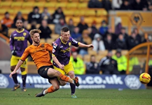 Sky Bet League One Prints: Wolverhampton Wanderers vs Notts County: A Fight for Possession - Sky Bet League One