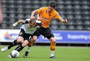 Framed Print : Wolverhampton Wanderers vs Notts County: Hammill vs Hughes - A Football Rivalry: Clash of the Champions Framed Print : Wolverhampton Wanderers vs Notts County: Hammill vs Hughes - A Football Rivalry: Clash of the Champions
