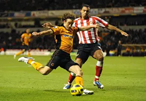 Soccer Prints: Wolverhampton Wanderers vs Sunderland: Hunt vs Ferdinand - A Premier League Clash