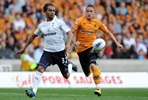 Player Prints: Wolverhampton Wanderers vs. Tottenham Hotspur: A Clash in the Premier League - Michael Kightly vs