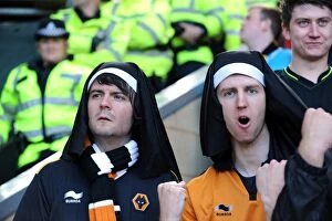 Wolves v West Bromwich Albion Collection: Wolverhampton Wanderers vs. West Bromwich Albion: A Premier League Rivalry - Passionate Wolves