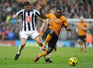 West Bromwich Albion v Wolves Collection: Wolverhampton Wanderers vs. West Bromwich Albion: A Fierce Rivalry - The Clash of Ebanks-Blake
