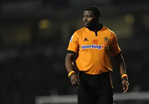 Wolves V West Ham United Prints: Wolverhampton Wanderers vs. West Ham United: George Elokobi in Premier League Action