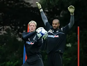 Pre Season Training 2009 Prints: Wolverhampton Wanderers: Wayne Hennessey Preparing for Premier League Action - Pre-Season Training 2009