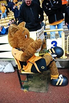 Images Dated 10th April 2009: Wolverhampton Wanderers: Wolfie & Wendy - The Beloved Mascots