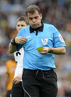 Soccer Prints: Wolverhampton Wanderers Yellow Card Onslaught: Refee Phil Dowd Issues Yet Another Yellow in Fulham vs
