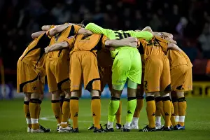 Wolverhampton Wonderers Pre-Match Huddle at Bramall Lane - Soccer's Sheffield United vs. Wolverhampton Wanderers, Coca-Cola Football Championship