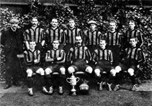 Wolves FA Cup Winning Team: Jackery Jones and His Teammates Celebrate Victory in Hall of Fame