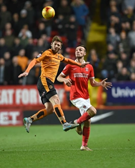 Sky Bet Championship - Charlton Athletic V Wolves - The Valley Prints: Wolves vs Charlton Athletic: A Battle Between Morgan Fox and James Henry (Sky Bet Championship)