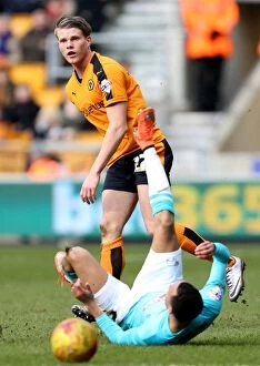 Images Dated 27th February 2016: Wolves vs Derby County: Sky Bet Championship Showdown at Molineux