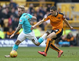 Sky Bet Championship Prints: Wolves vs Derby County: Title Match in Sky Bet Championship at Molineux (2015-16)