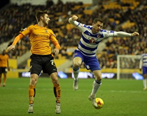 Framed Print : Wolves vs Reading: Intense Battle for Supremacy in Sky Bet Championship - James Henry vs Andrew Taylor Framed Print : Wolves vs Reading: Intense Battle for Supremacy in Sky Bet Championship - James Henry vs Andrew Taylor