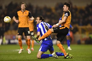 Sky Bet Championship - Wolves V Sheffield Wednesday - Molineux Prints: Wolves vs Sheffield Wednesday: Intense Battle for Supremacy in Sky Bet Championship - Batth vs Nuhiu
