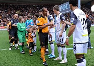 Images Dated 10th May 2010: Wolves vs Sunderland: Mascot Showdown - Barclays Premier League