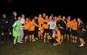 Wolves Women V Leafield Athletic Prints: Wolves Women Celebrate Midland Womens Combination League Championship Win